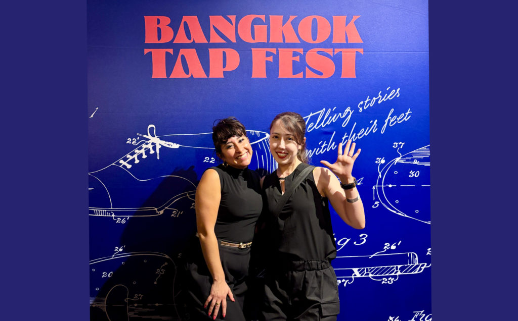 SarahとBangkok TAP Festにて